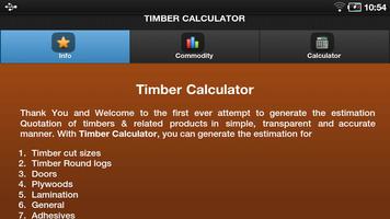 Timber Calculator captura de pantalla 1