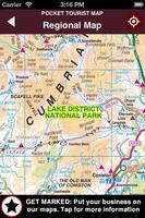Lake District Tourist Map Ekran Görüntüsü 1