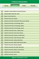 1 Schermata Nigerian Universities