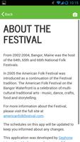 American Folk Festival captura de pantalla 2