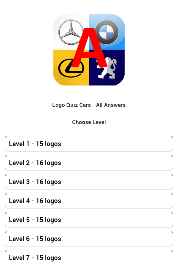 Car Logo Quiz Answers Level 4