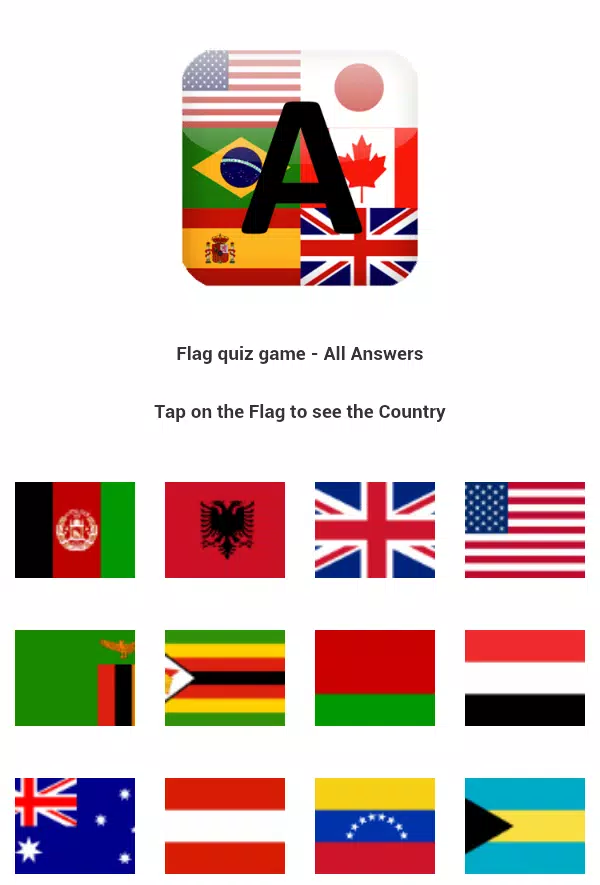 The World Games Flag Quiz Game