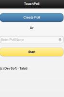 TouchPoll App पोस्टर