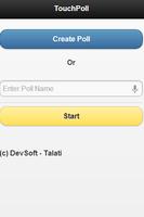TouchPoll App پوسٹر
