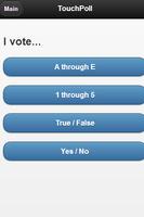 TouchPoll App syot layar 1