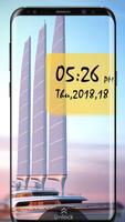 Super LED Digital Clock Live Wallpaper Pro imagem de tela 1