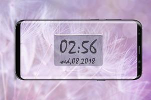 Super LED Digital Clock Live Wallpaper Pro imagem de tela 2