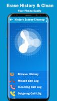 Private History Eraser-Privacy Cleaner for Android Affiche