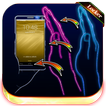 Wave Air Lock Gold Screen lock / Unlock