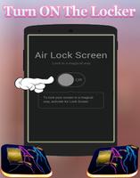 Wave Air Lock Gold Screen lock / Unlock الملصق