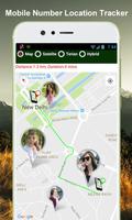 Localizador de localização de números móveis GPS Cartaz