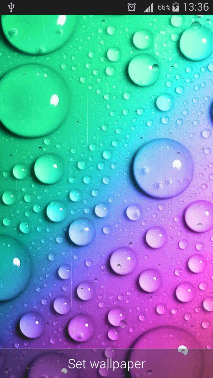 Android 用の 色の雨 ライブ壁紙 Apk をダウンロード