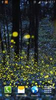 برنامه‌نما Fireflies Live Wallpaper عکس از صفحه