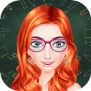 Highschool Girl Makeover - Makeup & Dress up Salon-APK