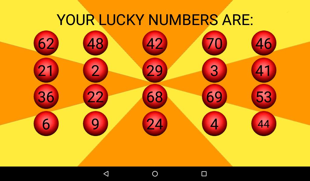 Счастливые числа для лотереи для рака