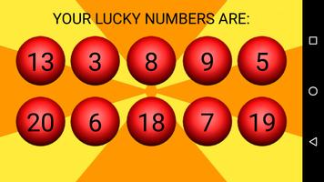 Lottery Numbers Generator Screenshot 2