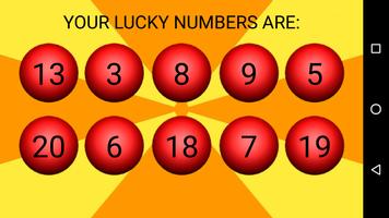 برنامه‌نما Lottery Numbers Generator عکس از صفحه