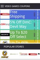 Video Game Deals and Coupons ポスター