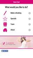 Lazarou Hair and Beauty Affiche