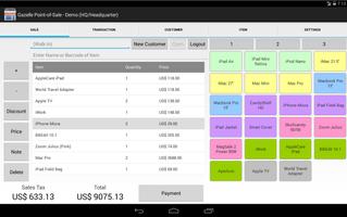 Gazelle POS for Android Tablet Cartaz