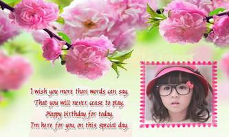 برنامه‌نما birthday photo frame عکس از صفحه