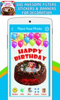 HD Photo on birthday cake with effects screenshot 2