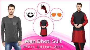 Man Dhoti Suit Photo Editor 2017 স্ক্রিনশট 3
