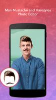 Man Mustache and Hairstyle imagem de tela 1