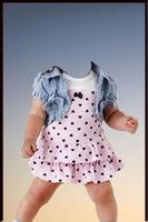 Baby Girl Suit Photo Camera ポスター