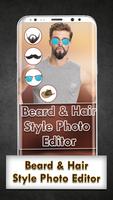 Beard & Hair Style Photo Editor Affiche