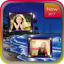 Tropical Beach Dual Photo Frame APK