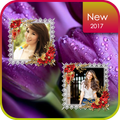 Flower Dual Photo Frame