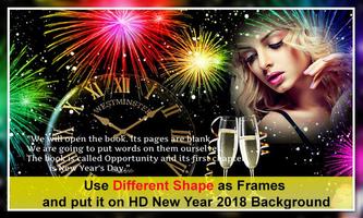 Happy New Year 2018 Photo Frame & Editor screenshot 3