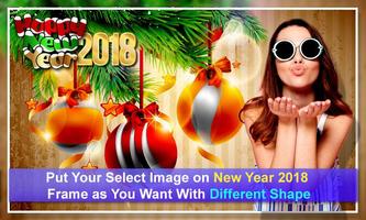 Happy New Year 2018 Photo Frame & Editor poster