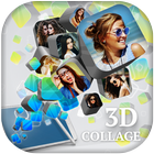 3D Photo Collage Maker アイコン