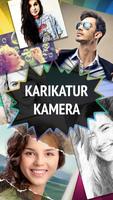 Karikatur vom foto ポスター