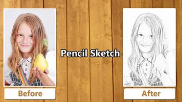 Photo to Pencil Sketch Effects اسکرین شاٹ 1