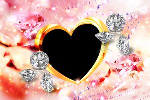 Diamond Love Photo Frames تصوير الشاشة 3