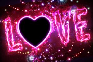 Neon Love Photo Frames screenshot 2