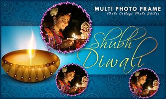 Diwali Multi Photo Frames โปสเตอร์