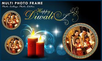 برنامه‌نما Diwali Multi Photo Frames عکس از صفحه