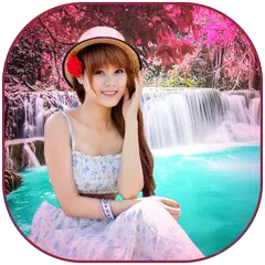 Waterfall Photo Frame Multi