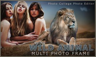 Wild Animal Photo Frame Multi Affiche