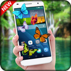 Butterfly on screen | Prank app icône