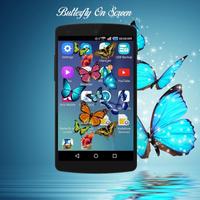 Butterfly on screen | Prank app capture d'écran 1