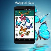 Butterfly on screen | Prank app capture d'écran 2