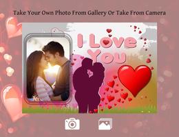 Romantic photo frame photo editor | photo mixer plakat