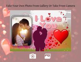 Romantic photo frame photo editor | photo mixer poster