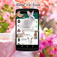 Rabbits in Phone | prank app capture d'écran 2