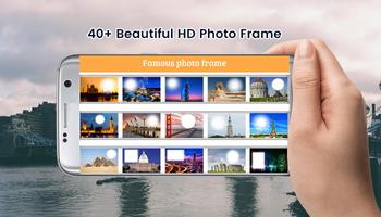 World Famous Place photo frame photo editor Affiche